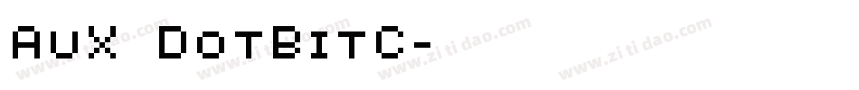AuX DotBitC字体转换